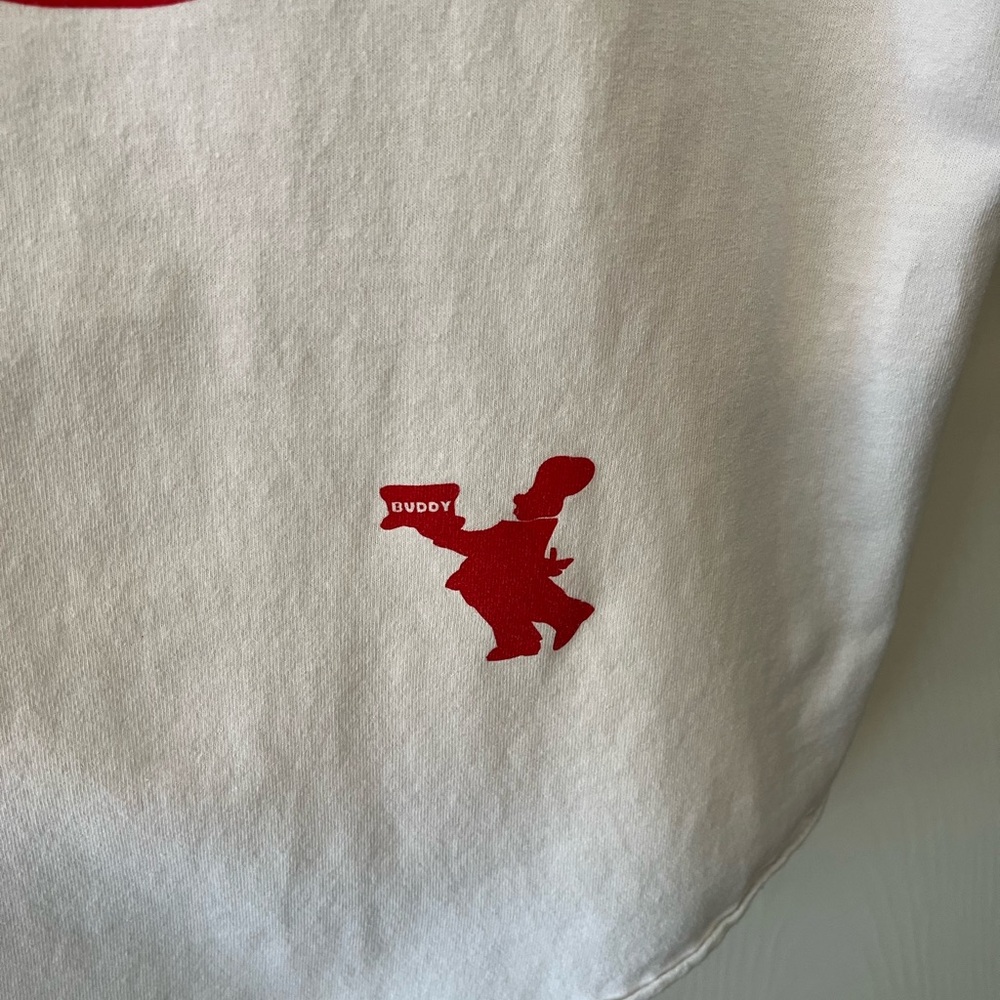 Red and White Kids Raglan Shirt - Picture 8 of 9